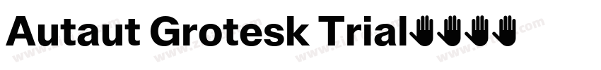 Autaut Grotesk Trial字体转换